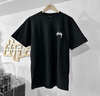 斯圖西（stussy）鐵鏈黑色八號短袖T恤寬松情侶圓領(lǐng)印花上衣夏季潮牌 男女同款 黑色 L 曬單實(shí)拍圖