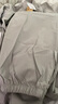 好布衣（HAOBUYI）唐裝男夏季薄款透氣七分袖棉麻套裝男兩件套中式復(fù)古盤扣漢服茶服 淺灰 套裝 XL 175 曬單實拍圖