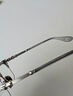克羅心（chrome heart）眼鏡框男經(jīng)典925銀眉線(xiàn)型近視眼鏡架女可配鏡片BONENNOISSEUR II BONENNOISSEUR II-BK/GP 曬單實(shí)拍圖