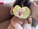 兜市精選熱水袋充電暖水袋女生暖手袋宿舍電暖寶寶熱敷肚子防爆電熱寶大號 綠色蘋(píng)果（可拆洗）智能防爆 曬單實(shí)拍圖