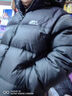 雪中飛男款羽絨服男士短款連帽加厚高充絨拼接撞色保暖防寒情侶款面包服 黑色 L (175) 曬單實(shí)拍圖