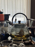 石茗堂 高檔煮茶壺燒水泡茶專(zhuān)用電陶爐養生高端灰花茶壺煮茶器小型 高端灰半月煮茶套裝 曬單實(shí)拍圖