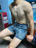 美津濃（MIZUNO）沙灘褲男防尷尬速干短褲可下水寬松泡溫泉海邊游泳褲B3104灰L 曬單實拍圖