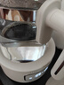 摩飛電器（Morphyrichards）電熱水壺全玻璃恒溫壺家用熱水壺?zé)畨仞B(yǎng)生煮茶壺多段控溫電水壺極速風(fēng)冷沖奶泡奶機(jī)MR5602 1.2L 椰奶白 曬單實拍圖