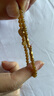 中國(guó)黃金（CHINA GOLD）竹節(jié)子黃金吊墜女節(jié)節(jié)高升足金項(xiàng)鏈鎖骨飾品情人節(jié)生日禮物送女友 【今/次日達(dá)】竹節(jié)吊墜+S925鏈 約0.3g 曬單實(shí)拍圖