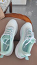 鴻星品尓克大碼女鞋41一43運動(dòng)鞋2026秋季超輕軟底晨練跑步鞋透氣休閑鞋 白綠a款 42 曬單實(shí)拍圖