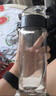 京東京造 運動水杯Tritan大容量運動水壺夏季學生塑料杯【防漏水】黑600ml 曬單實拍圖