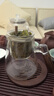 TEAHUE飄逸杯玻璃泡茶壺全玻璃內(nèi)膽燒水壺按壓茶具煮茶器茶水分離泡茶杯 曬單實拍圖