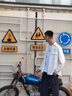 安初夏港風工裝長袖襯衫男生感外套春秋季日系穿搭套裝男裝三件套潮 【三件套】白色+純棉長T白+深藍 XL 曬單實拍圖