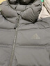 adidas 暖芯羽絨服 拒水保暖寬松時(shí)尚鴨絨連帽面包服女裝阿迪達斯   黑色   XL 曬單實(shí)拍圖