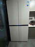 美的（Midea）首創(chuàng)45cm超薄嵌入餐邊柜家用客廳冰箱左餐右廚大容量底部散熱十字四開門國家補貼BCD-427WUSGPZM 曬單實拍圖