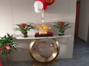 樂(lè )添設計師玄關(guān)臺家用入戶(hù)靠墻輕奢巖板玄關(guān)桌別墅酒店會(huì )所裝飾條案幾 玄關(guān)臺 長(cháng)120*寬35*高85cm 曬單實(shí)拍圖