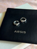 Arsis流光系列泡泡小耳扣耳環(huán)女小眾百搭簡約耳飾送女友禮物 泡泡小耳扣 曬單實拍圖