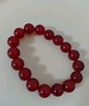 紅瑪瑙手串女男東海水晶玉髓玉石翡翠散珠手鐲馬本命年紅瑪瑙手鏈 【宮廷紅瑪瑙】素圈6mm款+證書(shū) 曬單實(shí)拍圖