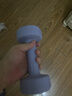 Keep 彩色浸塑啞鈴 男女家用家庭健身肌肉塑形手臂輕重量紫灰色 3kg*2 曬單實(shí)拍圖