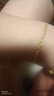 中國黃金（CHINA GOLD）雙層蝴蝶黃金手鏈女999足金手鏈金首飾七夕情人節(jié)禮物送女友老婆 【今/次日達(dá)】足金蝴蝶手鏈約2.1g【甄選禮盒】 曬單實拍圖