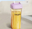 HEGEN海格恩吸管杯兒童水杯學(xué)飲杯奶瓶1-3-6歲直飲吸管嬰兒寶寶牛奶杯 【獨(dú)立抓握】 330ml 吸管杯-浪漫紫 曬單實(shí)拍圖
