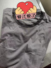 優(yōu)衣庫男裝AIRism棉混紡圓領(lǐng)條紋T恤/短袖478796 03 灰色 XL /180/105 曬單實(shí)拍圖