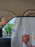 索捷斯汽車(chē)遮陽(yáng)簾側窗防曬隔熱遮陽(yáng)擋車(chē)窗隱私簾寶寶車(chē)載遮光簾車(chē)用窗簾 帽子小熊-后排一對【升級滑軌式+加厚】 曬單實(shí)拍圖