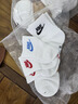 耐克(NIKE)襪子男女同款 吸汗透氣運動(dòng)襪 短襪三雙裝DX5074-911白L 曬單實(shí)拍圖