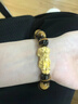 中國珠寶招財貔貅黃金手串男士足金虎眼石手鏈生日紀念日禮物送男朋友老公 足金黃虎眼手串+品牌禮盒 金重約5.2g 克重多退少補（聯(lián)系客服） 曬單實(shí)拍圖