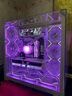 LIANLI包豪斯O11 Vision Compact 海景房機箱全景無(wú)立柱MATX游戲臺式電腦臺式機主機箱 三面玻璃360水冷 包豪斯白色機箱+圖靈智顯8.8機箱副屏 O11 Vision comp 曬單實(shí)拍圖