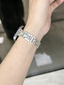 學(xué)長家適用華為watch fit4手表帶鏈創(chuàng)意金屬watchfit3智能運(yùn)動表鏈4pro腕表新款手環(huán)2高級感腕帶女款夏天 彩鉆小狗-星光色 適用：華為WATCH FIT4/4Pro表帶 曬單實拍圖