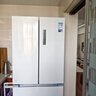 美的（Midea）508升法式多門(mén)四開(kāi)門(mén)一級(jí)能效雙系統(tǒng)雙循環(huán)除菌凈味國(guó)家補(bǔ)貼20%家用冰箱大容量BCD-508WTPZM(E)白 曬單實(shí)拍圖