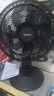 美的（Midea）電風(fēng)扇臺扇風(fēng)扇7葉3檔臺式家用宿舍臥室臺風(fēng)扇客廳辦公室節能省電音靜搖頭電扇 黑色30D 曬單實(shí)拍圖
