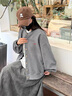 飛鳥和新酒2025秋季新款時(shí)尚休閑小個(gè)子寬松灰色棒球服短款外套女 其它深灰HRC03 【預(yù)售8月26日發(fā)貨】 M 曬單實(shí)拍圖