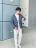 波司登（BOSIDENG）25年新款90鵝絨輕薄羽絨服男短款休閑連帽保暖防風(fēng)外套B250131035 極地灰8270-格雷系 S 170/92A 體重約120-130斤 曬單實(shí)拍圖
