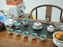 瀾春江茶具套裝景德鎮(zhèn)琺瑯彩輕奢高檔功夫家用陶瓷蓋碗茶杯新款送禮盒裝 琺瑯彩【花開(kāi)盛世套組-10頭】 精品禮盒 送禮自用佳選 曬單實(shí)拍圖
