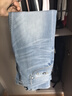 Lee【張凌赫代言】涼涼褲25新品705中腰錐形淺藍色男涼感牛仔褲潮 淺藍色 31 曬單實(shí)拍圖
