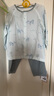 巴厘小豬涼感天竹紗寶寶家居服夏季薄款空調(diào)服男女童兩件套夏天兒童套裝 水中精靈-藍(lán) 100 曬單實(shí)拍圖