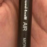 uni三菱 uni-ball UMN-155低阻尼按動藍色中性筆高顏值0.5mm藍筆簽字筆商務學生水筆水性筆 1支 曬單實拍圖