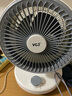 VCJ【德國(guó)品牌】空氣循環(huán)扇電風(fēng)扇家用臺(tái)式桌面節(jié)能輕音風(fēng)扇 機(jī)械旋鈕可搖頭3m線 DQ212R 曬單實(shí)拍圖