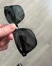 雷朋（RayBan）雷朋方形大框太陽鏡時尚高級開車防曬墨鏡0RB4392D禮物 曬單實拍圖
