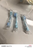 COMBO小章魚兒童電動牙刷刷頭1-3-6歲適用含氟刷絲藍色款【4支裝】 曬單實拍圖