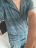 俞兆林睡衣男士中老年人睡衣夏季休閑棉質爸爸爺爺家居服可外穿套裝 曬單實拍圖