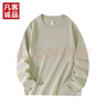 凡客誠品（VANCL）凡客官方店220克精梳棉長(cháng)袖T恤男士休閑圓領(lǐng)純棉潮流新款 鐵灰 XL 曬單實(shí)拍圖
