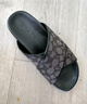 蔻馳（COACH）新品男士男鞋經(jīng)典標(biāo)志雙綁帶涼鞋涼拖輕奢輕奢通勤百搭 橡木色/楓樹(shù)棕色 42 曬單實(shí)拍圖