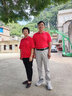雷事興工作服定制做T恤襯衫領(lǐng)廣告文化短袖diy定制工衣工裝翻領(lǐng)印字logo C-紅色 2XL 曬單實(shí)拍圖