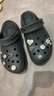 crocs卡駱馳厚底云朵洞洞鞋七夕禮物|206750 黑色-001 36/37(230mm) 曬單實拍圖