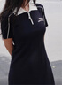 FILA 斐樂官方【楊冪同款】女編織連衣裙2025夏時尚休閑修身POLO裙子 曬單實(shí)拍圖