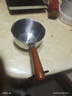 熱油小鍋潑油鍋加厚不銹鋼木柄防燙帶刻度雙倒流口不掛油無涂層 【木柄】爆款300ml 曬單實拍圖