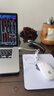 適用蘋果筆記本macbook air pro電腦鼠標有線靜音一體機M1M2通用 白色有線USB口 108mm×58mm×20mm 曬單實拍圖
