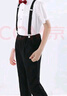 衣諾坊兒童六一演出服男生校服班服禮服背帶褲套裝 短袖長褲 120碼 曬單實(shí)拍圖