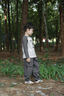 巴拉巴拉【商場(chǎng)同款】寶寶長(zhǎng)褲男童工裝褲秋2025新款香蕉褲寬松潮 中灰20410 120 曬單實(shí)拍圖