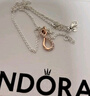 潘多拉（PANDORA）玫瑰金色愛(ài)意無(wú)限項鏈簡(jiǎn)約時(shí)尚鎖骨鏈diy生日禮物送女友 曬單實(shí)拍圖