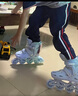 匹克輪滑鞋兒童溜冰鞋男女旱冰鞋護具套裝【中小學(xué)輪滑課適用】藍M碼 曬單實(shí)拍圖